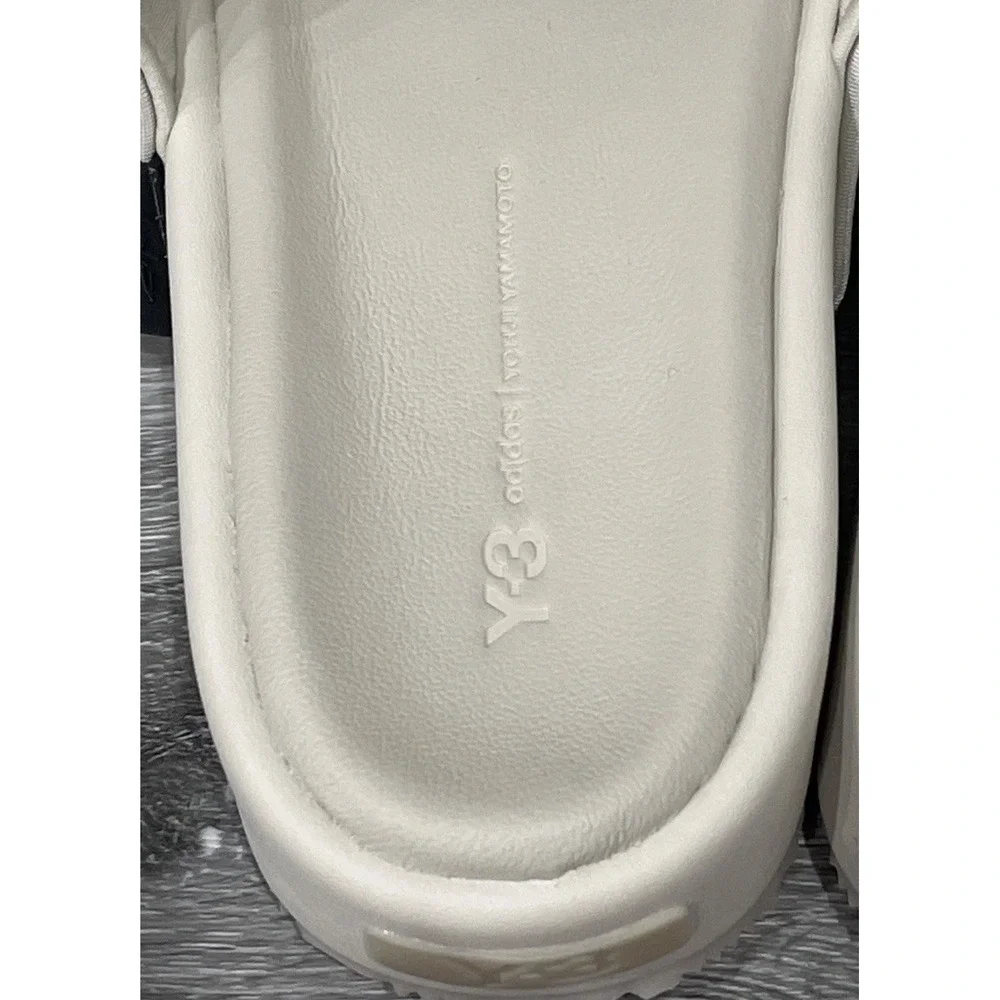 Y-3 Orbit Grey Clear Brown Beige White GW8630 Slide Sandal Mule Slipper Men's‎ 8